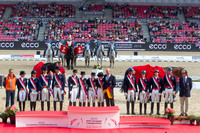 Podium par équipe