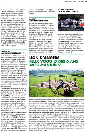 Le Cavalier Romand Decembre 2016