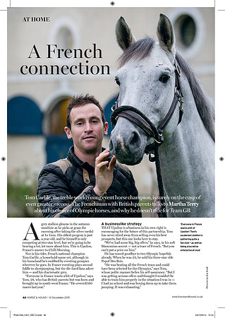 Horse & Hound Decembre 2015