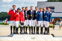 Podium par équipe